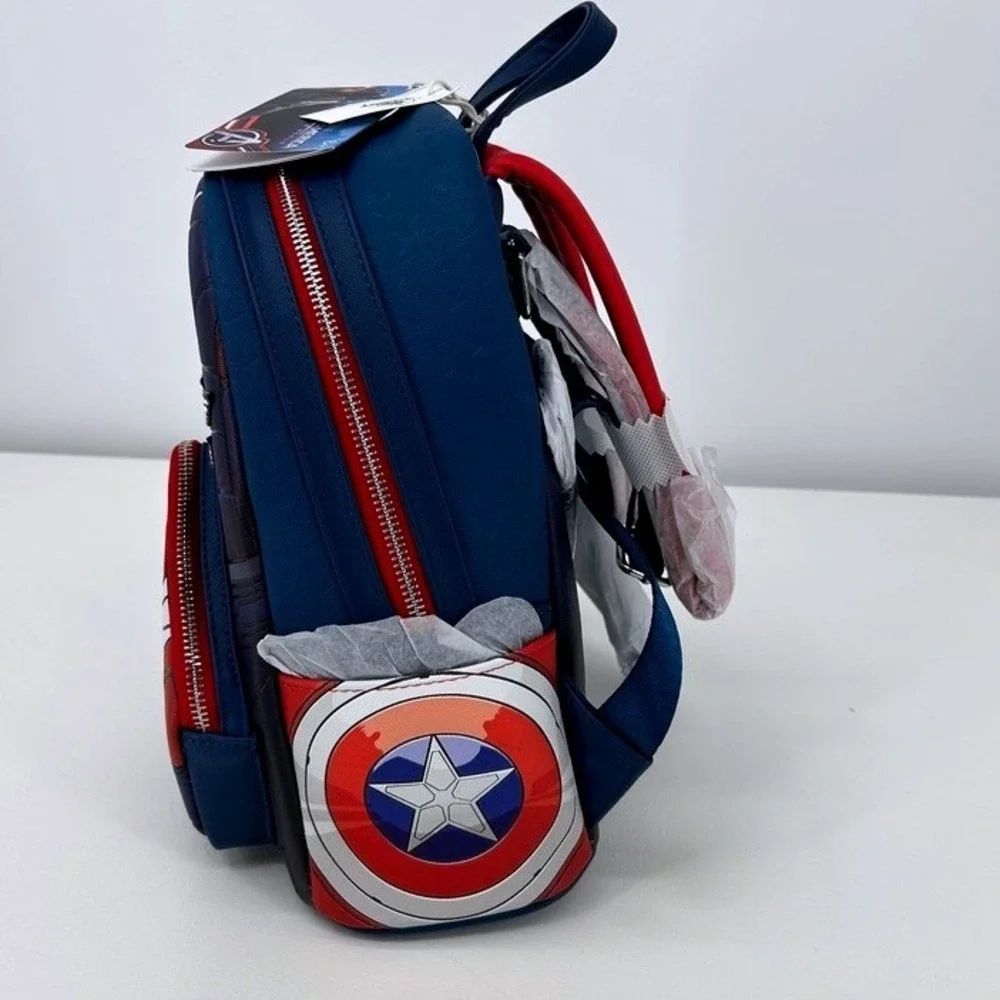 Disney Parks Marvel Captain America Brave New World Mini Backpack NWT $90